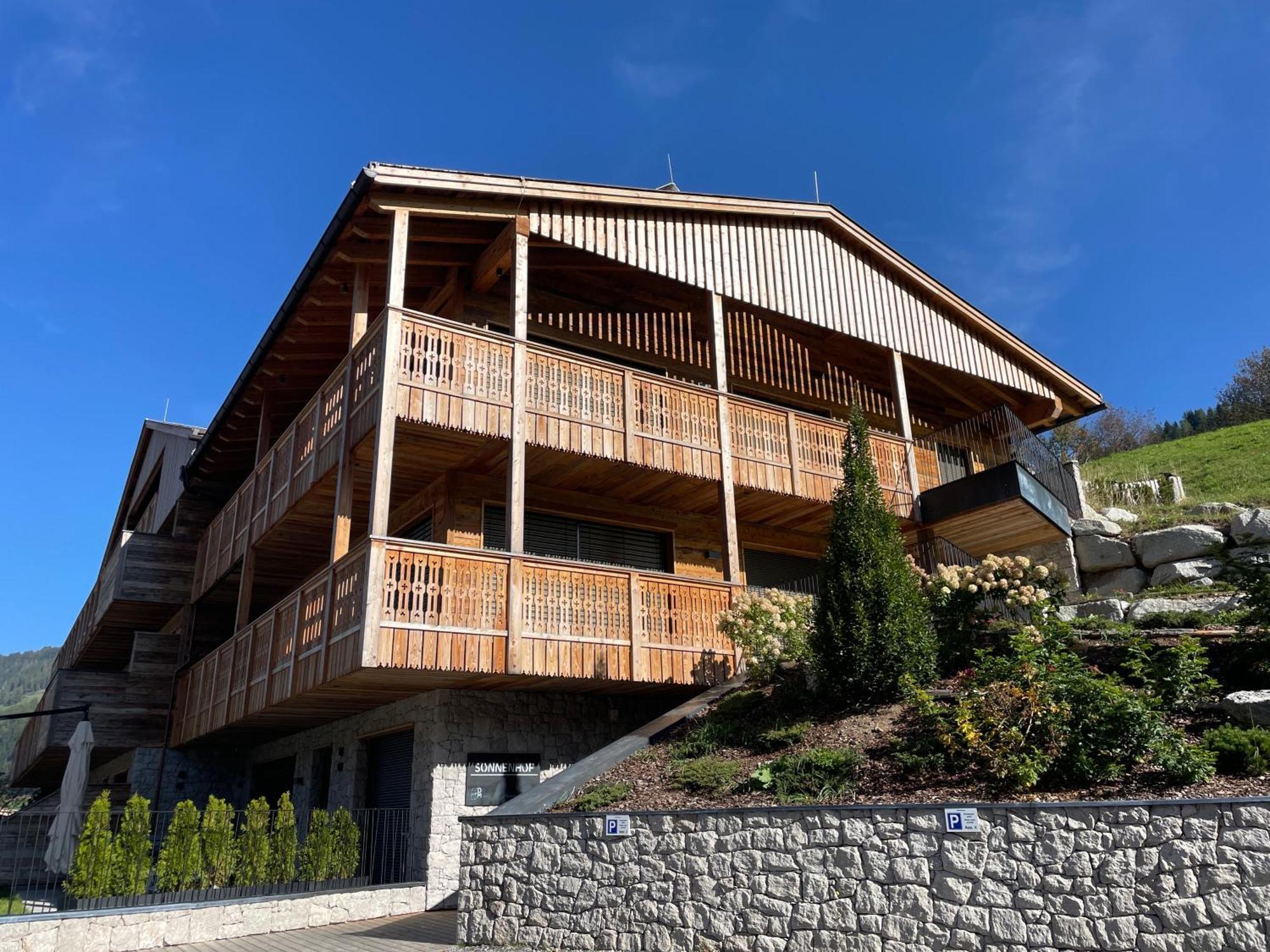 Exclusives Apartment Im Sonnenhof Moos Sexten Exterior photo